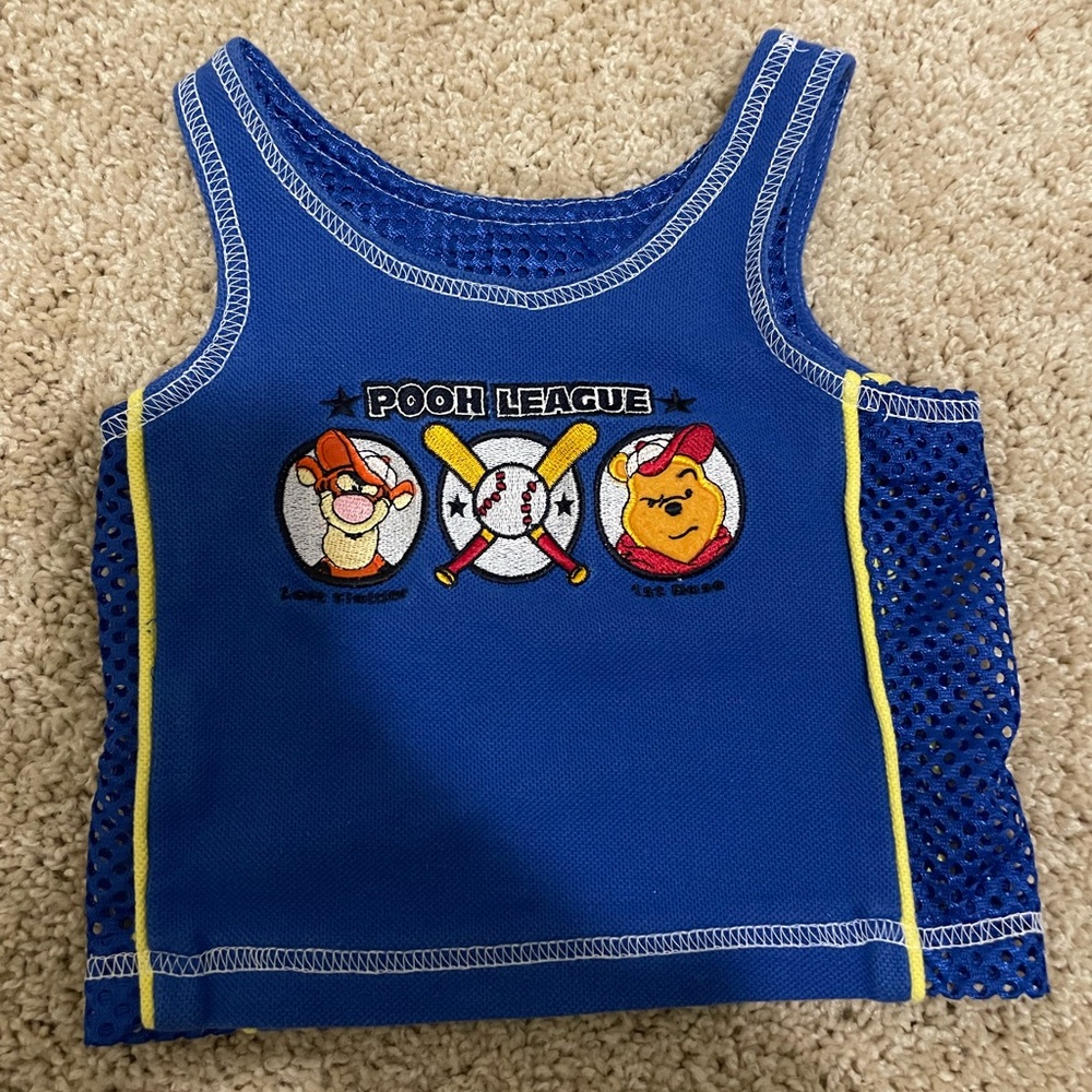 Vintage Blue Pooh League Tank Top